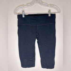 Gap Black Cropped Leggings, Size Small